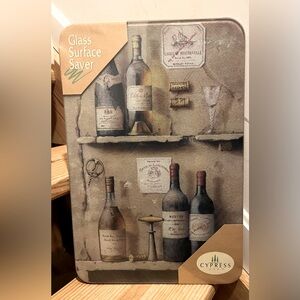 NWT Cypress Home Glass Cutting Board